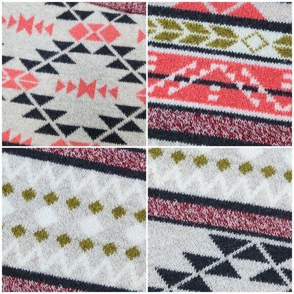 🔺️American Eagle Tribal Design Drawstring Sweater Jogger Pants XLarge - Picture 8 of 12